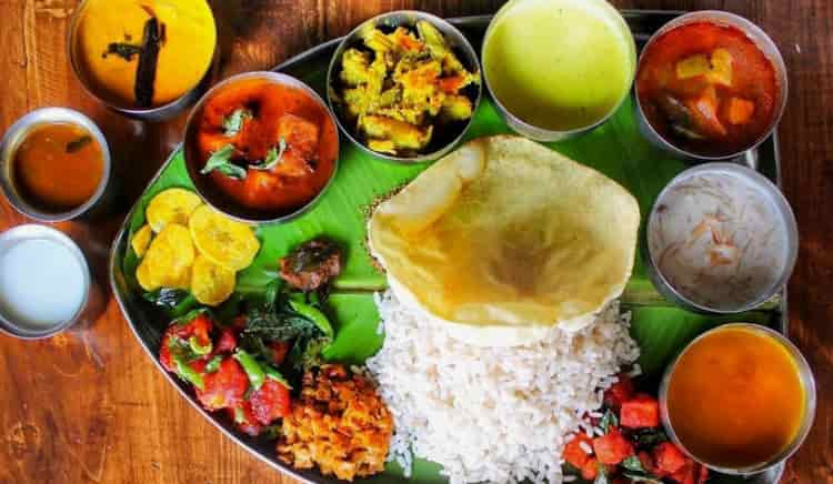 South Indian dishes for lunch